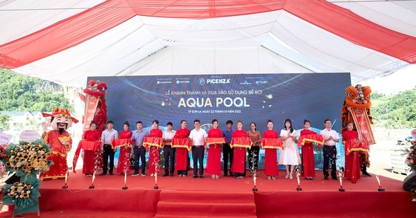 Chính thức khánh thành bể bơi tiêu chuẩn quốc gia tiên phong tại Sơn La