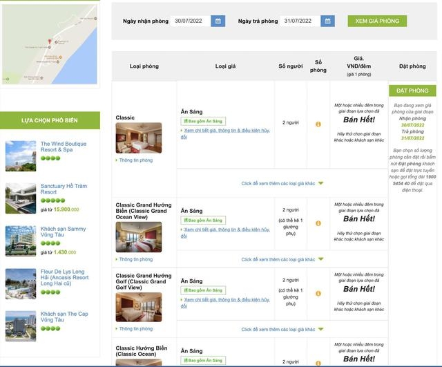Hồ Tràm thiếu cơ sở lưu trú cao cấp, resort 5 sao liên tục hết phòng - Ảnh 1.
