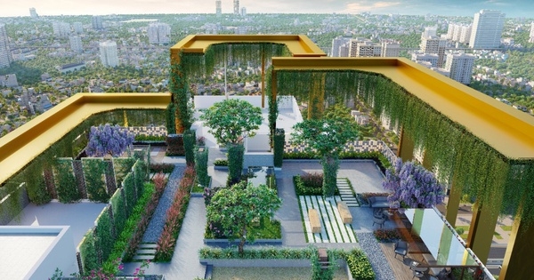 Vườn thượng uyển - điểm nhấn độc đáo tại Diamond Residence Hà Nội