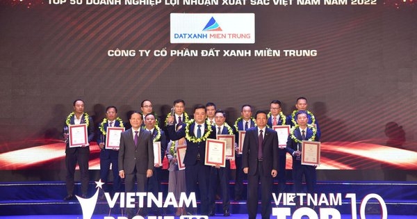 Đất Xanh Miền Trung 6 năm liên tiếp lọt top DN lợi nhuận xuất sắc