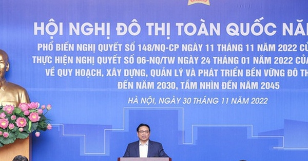 Thủ tướng Phạm Minh Chính: Phát triển đô thị là nhiệm vụ chung của tất cả các cấp, các ngành
