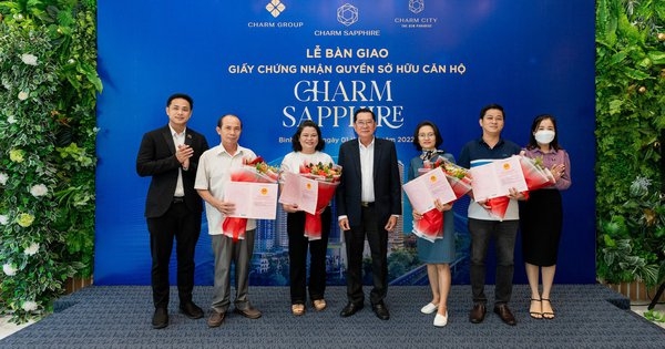 DCT Partners Việt Nam bàn giao sổ hồng cho cư dân Charm City